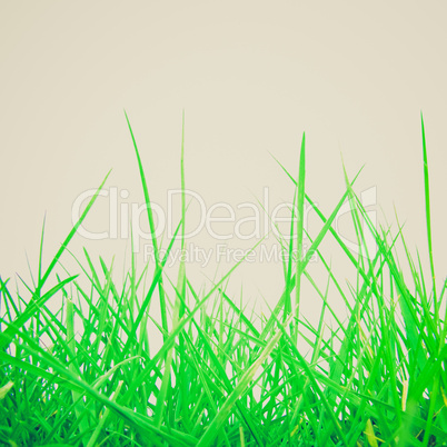 retro look grass meadow weed