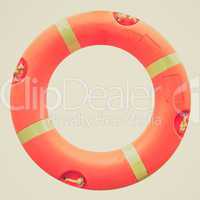 retro look lifebuoy