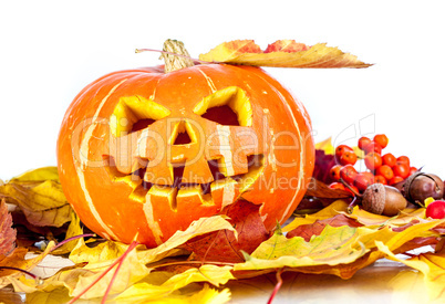 Halloween - old jack-o-lantern