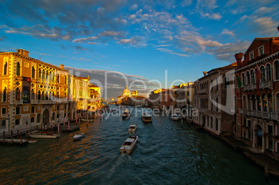 Venice Italy grand canal view