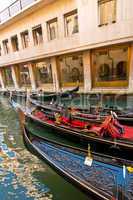 venice italy gondolas on canal