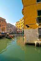 venice italy gondolas on canal