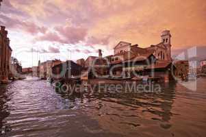 venice italy san trovaso squero view