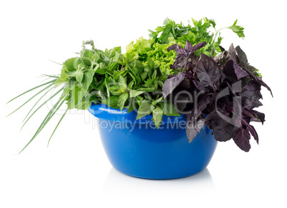 Greens in a bowl
