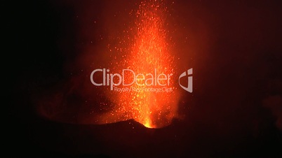 Erupting Volcano Stromboli