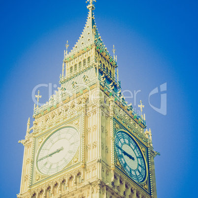 vintage look big ben