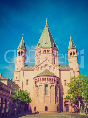 retro look mainz cathedral