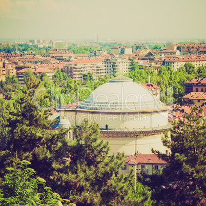 retro look gran madre church, turin