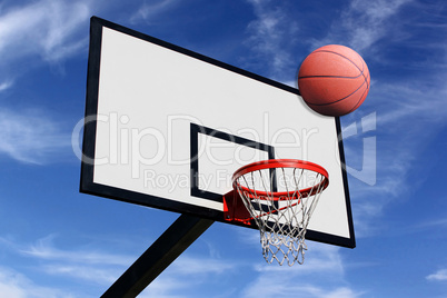 panel of basketball