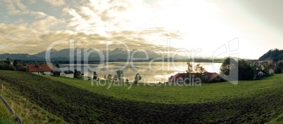 Bavarian lake PANORAMA