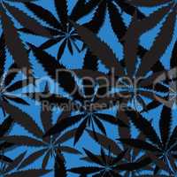 wallpaper with leaves of cannabis