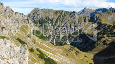 Alpine landscape close to Oberstdorf