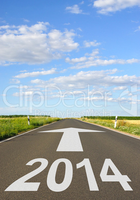 2014 - Road with Arrow