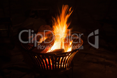 Feuertopf, fire basket