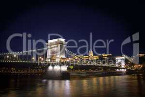 chain bridge and budapest castle