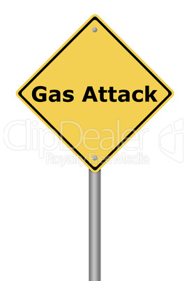 Warning Sign Gas Attack