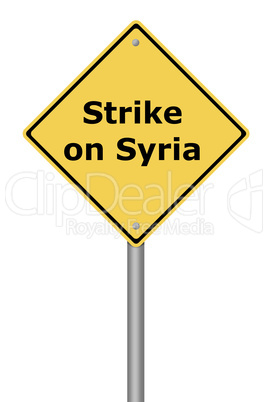 Warning Sign Strike on Syria