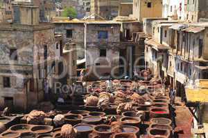 Tanneries in Fes