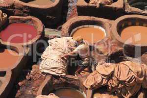 Tanneries in Fes