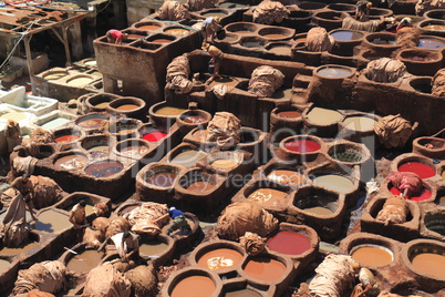 Tanneries in Fes