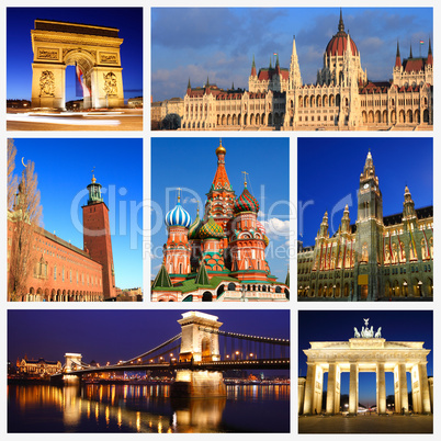 Impressions of European Landmarks