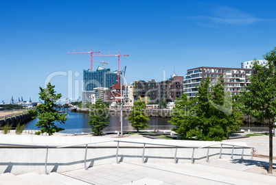 Moderne Architektur in der Hamburger Hafencity