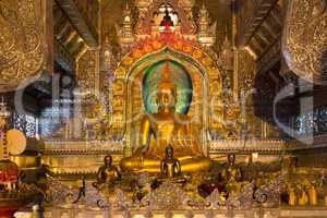 Gilded buddhist temple