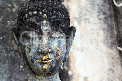 buddha head detail