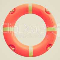 retro look lifebuoy