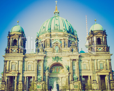 retro look berliner dom