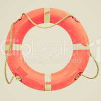 retro look lifebuoy