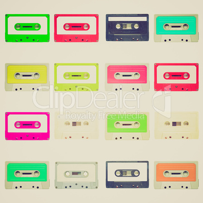 retro look tape cassette