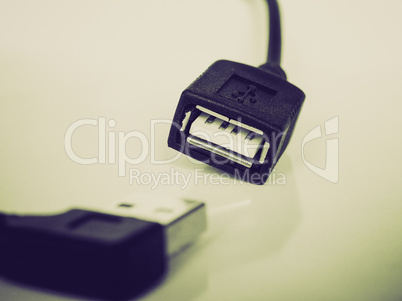 retro look usb picture