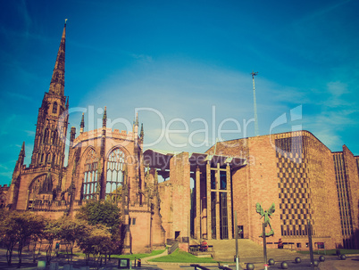 retro look coventry cathedral