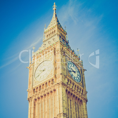 vintage look big ben