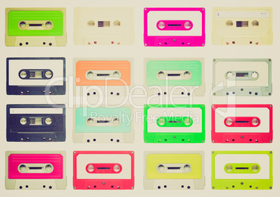 retro look tape cassette