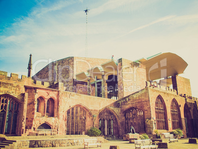 retro look coventry cathedral