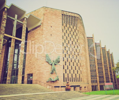 retro look coventry cathedral