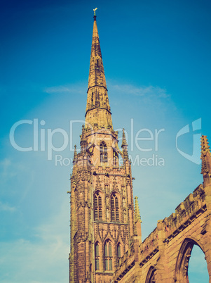 retro look coventry cathedral