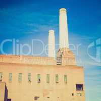 vintage look battersea powerstation london