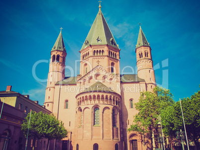 retro look mainz cathedral