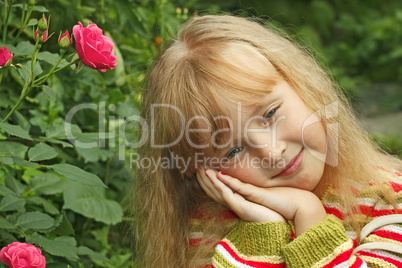 Little girl in the park