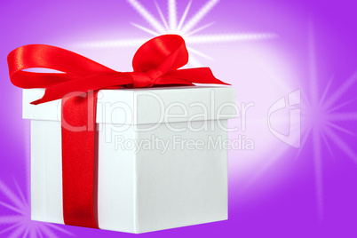 Box with ribbon