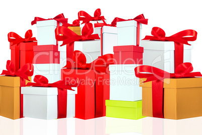 Box with ribbon