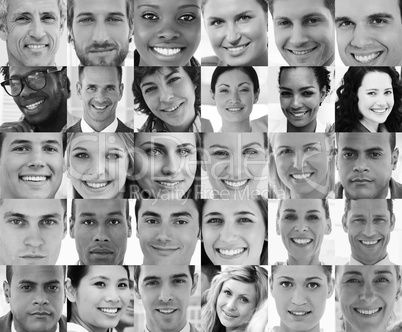 Head shot profile pictures of smiling applicants