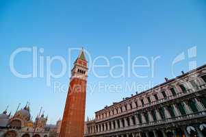 venice italy saint marco square view