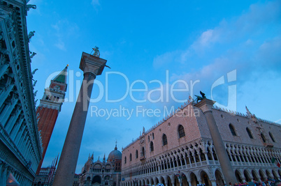 venice italy saint marco square view