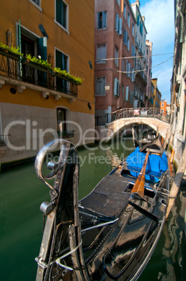 venice italy gondolas on canal