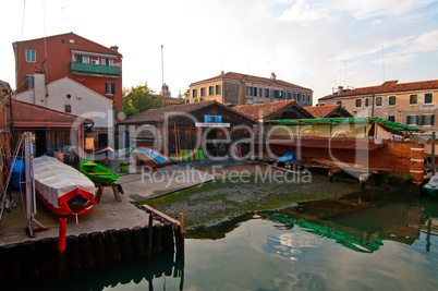 venice italy  squero view