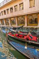 venice italy gondolas on canal